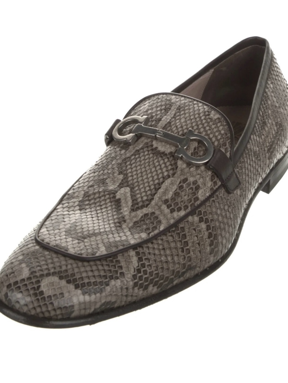 Salvatore Ferragamo men sz 6.5 EE SNAKESKIN ascona